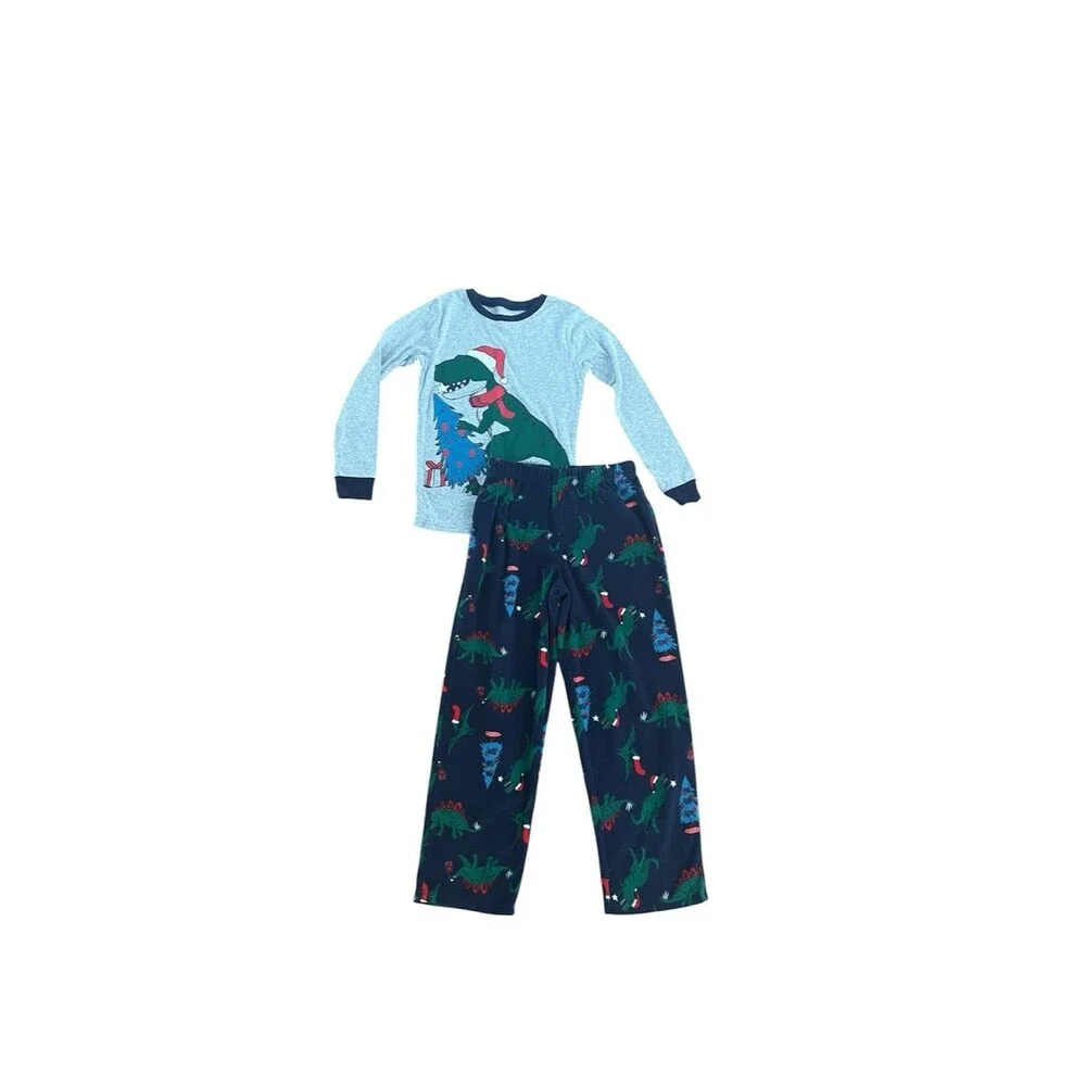 Dino winter pajama set Sz 10
